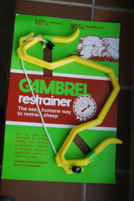 Gambrel Sheep Restrainer